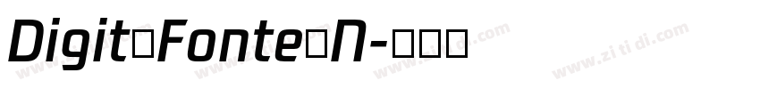 Digit Fonte N字体转换